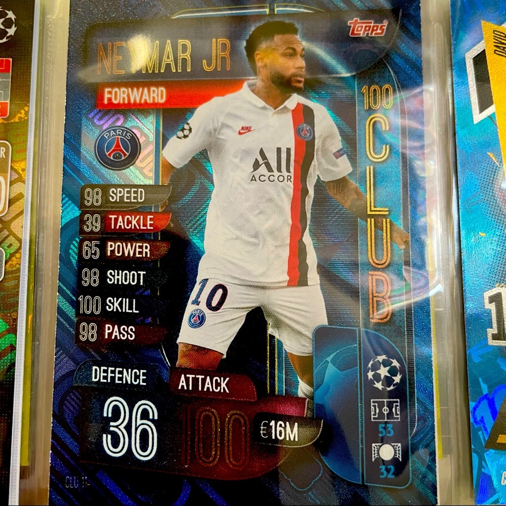 Neymar JR trading card